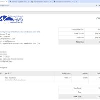 Invoice Screenshot